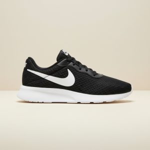 Nike Tanjun Black, minimalistyczna forma na co dzień i na wieczór, unisex, czarny z białym, DJ6257-004